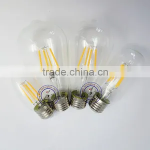 Vintage LED Short Filament Light Bulb ST58 E27 Decoration Led Light Bulb thumbnail-4