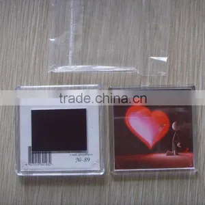 Customized Solid Plastic Kitchen Magnets Hot Selling Clear Acrylic Fridge Magnets thumbnail-1