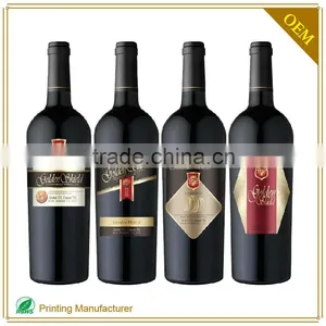 2015 Luxury Wine Sticker Label Paper Custom For Global Customers China Manufacturer thumbnail-5