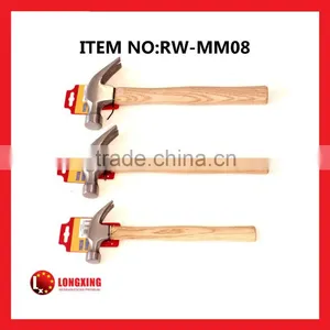 Factory Supply American Type Claw Hammer Wooded Shhaft thumbnail-1