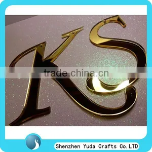 Wholesale Laser Cut Acrylic Mirror Letters, Gold Mirror Letters Manufacturer thumbnail-1