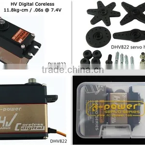 360 Degree Rotation Servo DHV822 Digital Titanium Gear Robotic Arm Servo Motor thumbnail-3