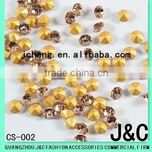 Peach A Grade Loose Rhinestone thumbnail-1
