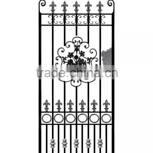 Best Sale Farmhouse 16 Foot Forged Entrance Gate, Arched Entrance Gate, Wrought Iron Garden Gate on Online Shopping thumbnail-1