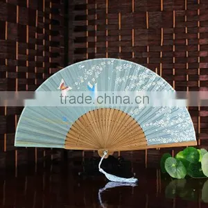 Perfect Party Farvor Flower Floral Hand Fan for Wedding Party Decor Gifts thumbnail-3