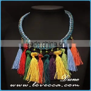 Beaded Bib Necklace thumbnail-1