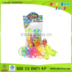 Promotion Toy Bouncing Light up Toys Tornado Spinning Top Set Tg15070104 thumbnail-1