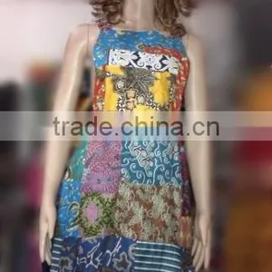 Women Batik Rag Dress Casual "Batik Perca Indonesia" thumbnail-3
