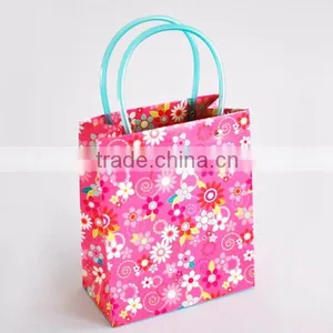 Paper Bag With Plastic Tube Handle,Custom Shopping Paper Bag,Shopping Gift Paper Bag thumbnail-1
