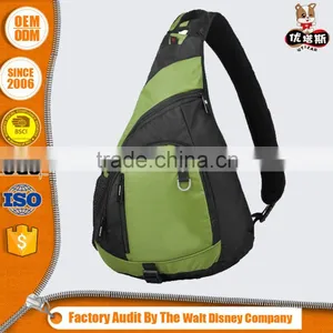Promotion Black Single Backpack Triangle Bag thumbnail-3
