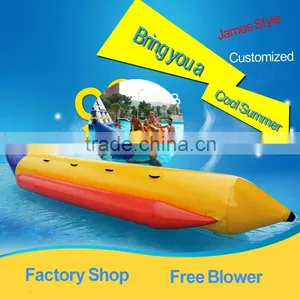 Water Park Inflatable Banana Boat Price For Sale thumbnail-1