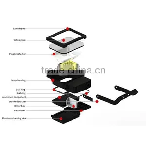 High Bright 30W Cranked Bracket LED Floodlight thumbnail-6