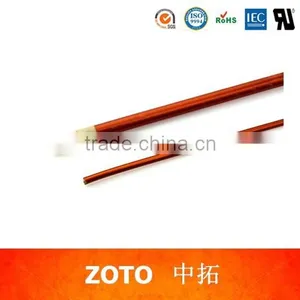 Flat Section Polyimide Film Covered Conductor Insulation Wire for Power Equipment thumbnail-1