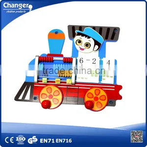 Kids Educational Toy Train-shape Puzzle Wall Games for Kids thumbnail-1
