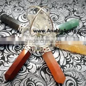 7 Chakra Spinning Merkaba Agate Energy Generator : 7 Chakra Healing Tools thumbnail-1