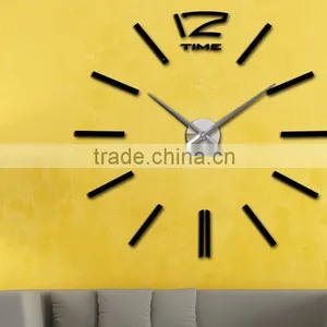 120cm Diameter 3D EVA Wall Sticker Clock Promotion Gift Modern Design Art Clock! thumbnail-5