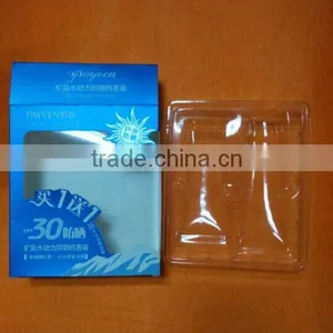 2015 Customized Clear Plastic Cosmetic Blister Insert Box thumbnail-2