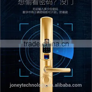 Remote Control Fingerprint Passwords Electric Door Lock thumbnail-3