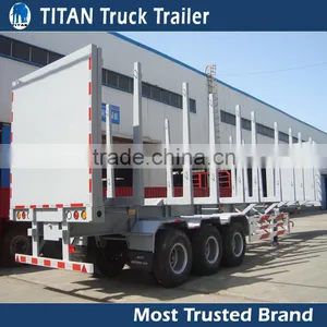 TITAN Gooseneck Forest Log Loader Timber Truck Trailer for Sale thumbnail-4