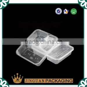 Eco-Friendly PP Divided Disposable Plastic Fast Plastic Food Container thumbnail-6