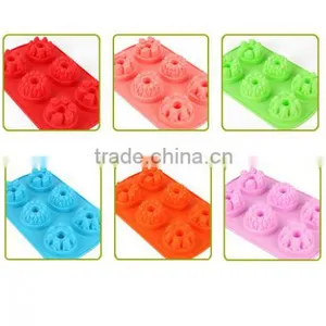 6 Cavities Castle Silicone Microwave Cake Pan thumbnail-6
