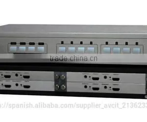 4x4 Audio / Video Matrix Switcher, 10 Inch Wired/RF Touch Screen, Central Controller, HDMI Matrix thumbnail-1
