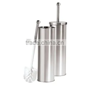 Bathroom Toilet Brush With Stainless Steel Holder thumbnail-1