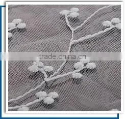 Hotsale Fashion White Office Sheer Voile Curtain Cheap Embroidery Sheer Curtain Fabric thumbnail-6