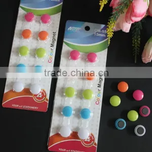 Round Shape 15mm Color Magnet Button for Office, Whiteboard, Frige, Freezer, School. Wholesale Magnet Button Cheap Sale! thumbnail-6