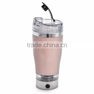 USB Stainless Steel Electric Shaker Bottle thumbnail-2