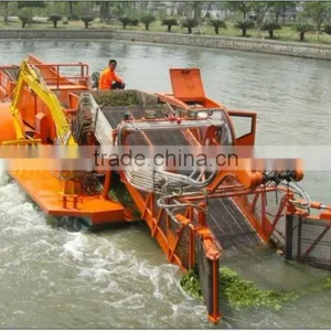 Best Selling Dredger/water Hyacinth & Reed Cutting Ship/floating Garbage Cleaning Boat/ships for Sale thumbnail-4