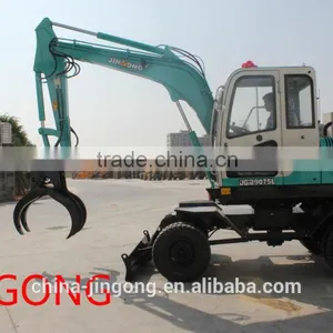 POWERFUL LOW PRICE SELLING JINGONG JGM9075L WHEEL EXCAVATOR HOT thumbnail-1