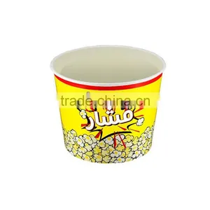 Cheap Eco Food Grade Transparent Plastic Popcorn Bucket With Lid thumbnail-2
