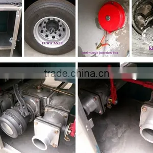 45m3 50m3 Oil Tank Semi Trailer Aluminum Tanker Trailer thumbnail-5
