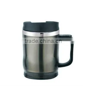 Mug Wonderful Heat Preservation Effect Stainless Steel Big Belly Auto Cup With Handle Any Color is ok thumbnail-1