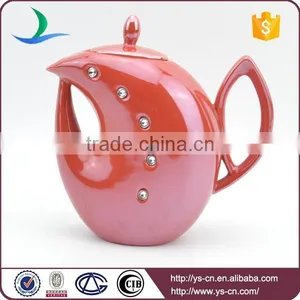 Acryl Diamond Red Ceramic Tea Set thumbnail-3