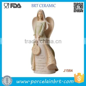 Beatiful Home Decoration Resin Angel Figurine thumbnail-1