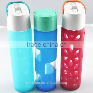 Factory Price Yoga Sports Glass Bottle Silicone Sleeve With Custom Made Pattern thumbnail-2