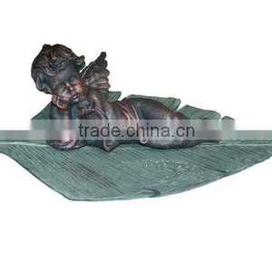 Garden Cast Iron Little Angel Statues thumbnail-1