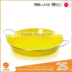 Simple Fresh Metal Food Fruit Round Tray thumbnail-1