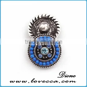 Trendy Snap Button Pendant Jewelry,Wholesale Fashion Snap Press Button Leather Bracelet,Alloy Snap Button thumbnail-2