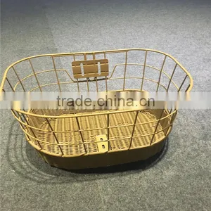 2016 High Quality Rural Wholesale Hollow Pipe Basket for Bike thumbnail-1