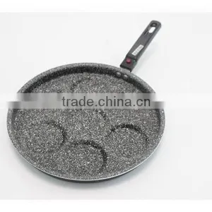 Nonstick Aluminium Egg Poacher Skillet Frying Divided Pan thumbnail-1