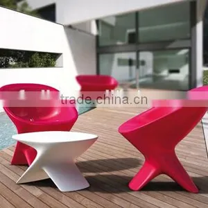 Plastic OEM Factory/ Rotational PE Outdoor Furniture /rotomolding Plastic Table and Chiar Modern Design OEM Supplier thumbnail-4