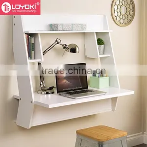 2016 NEW Design Computer Desk Living Room Table Furniture MDF Wooden Cheap Wall Mounted Desk thumbnail-1