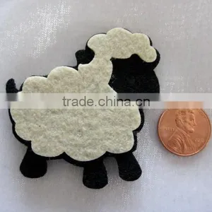 Hot High Quality Eco Friendly New Products Promotional Gift Cute Felt Scrapbooking Fabric With Sheep Design on Express thumbnail-1