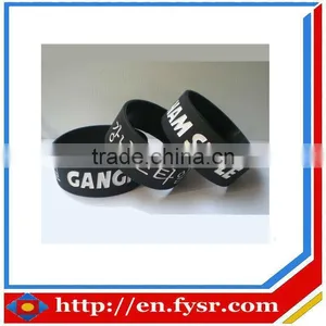 2013 Popular Promotional Debossed Silicone Wristbands With High Quality thumbnail-1
