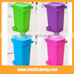 Plastic Pen Holder Recycle Bin Pen Holder Trash Can Brush Pot thumbnail-1