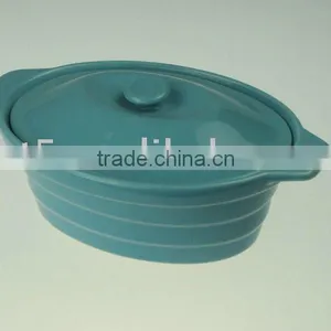 Ceramic Oval Shape Mini Cocotte thumbnail-1