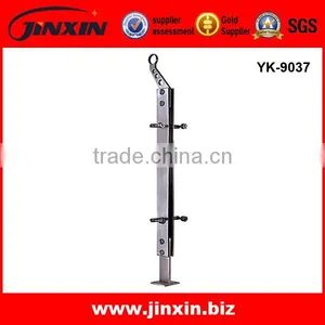 Laser Precise Cutted Stainless Steel Plate Glass Column thumbnail-1